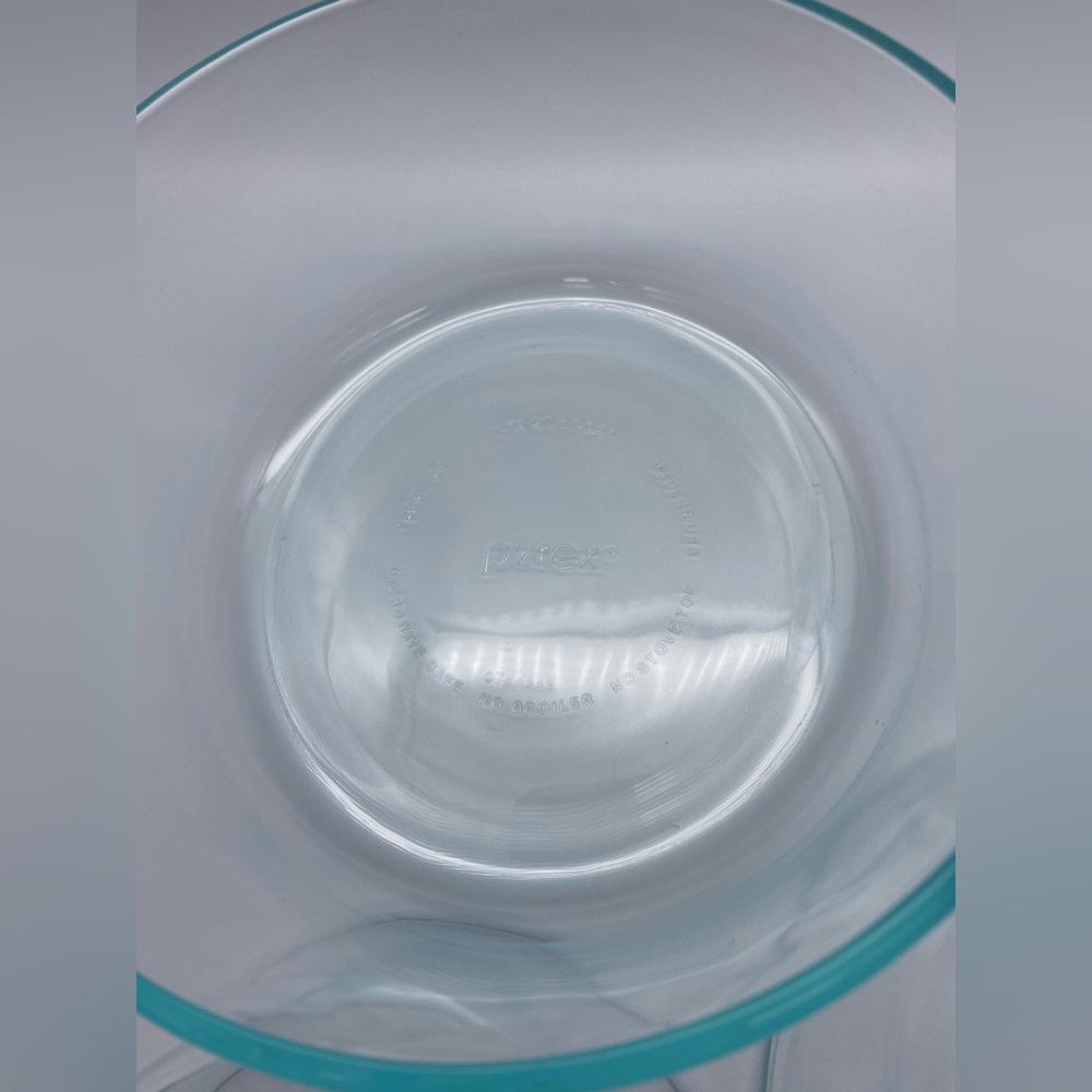 Set of 4 Pyrex Nesting Bowls Blue Tinted - Picture 6 of 10